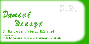 daniel wieszt business card